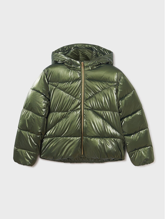 Mayoral Mayoral Kurtka zimowa 7.415 Khaki Regular Fit