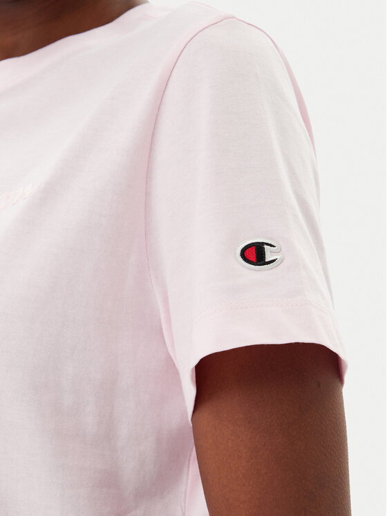 Champion Champion T-shirt 117650 Ružičasta Slim Fit
