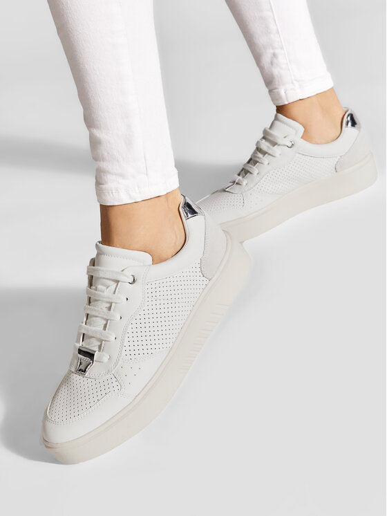 Geox Geox Sneakersy D Nhenbus A D258DA 08554 C1000 Biały