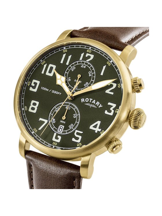 Rotary Rotary Hodinky RGS10002/24 Hnědá