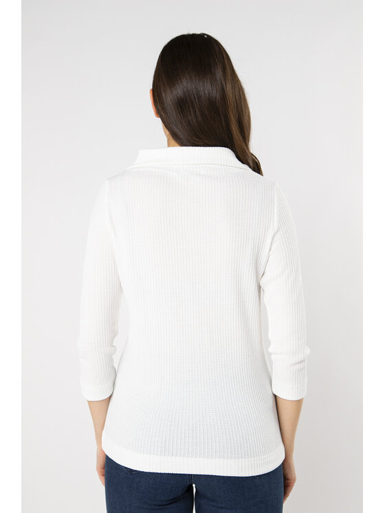 QUIOSQUE QUIOSQUE Bluzka MELLOW BLOUSE Écru Regular Fit