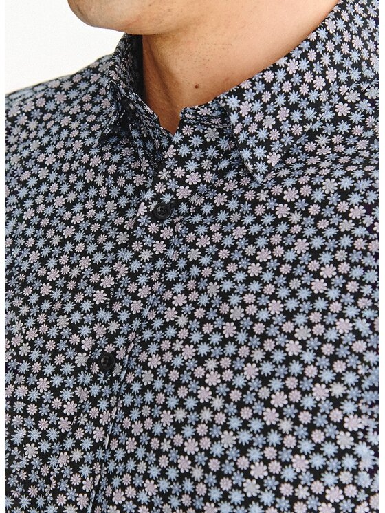 Pako Lorente Pako Lorente Koszula P25WF-1X-044 Czarny Slim Fit