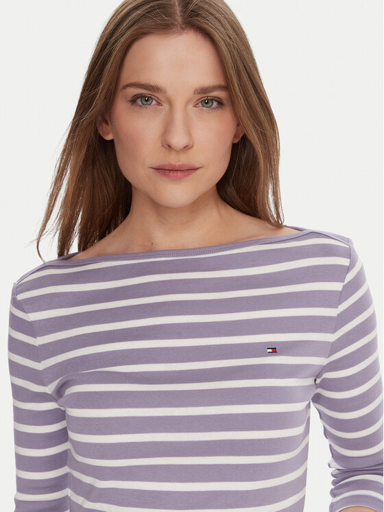 Tommy Hilfiger Tommy Hilfiger Bluză WW0WW40589 Violet Regular Fit