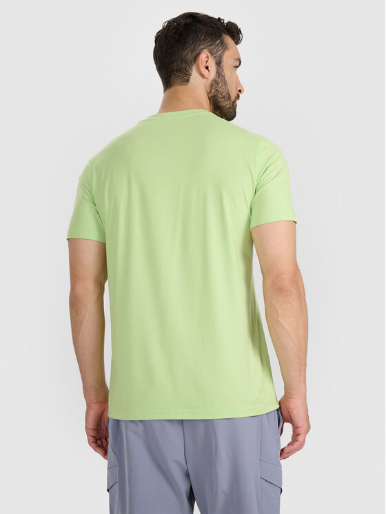 4F 4F Koszulka techniczna MULTI ACTIVE Zielony jasny Regular Fit