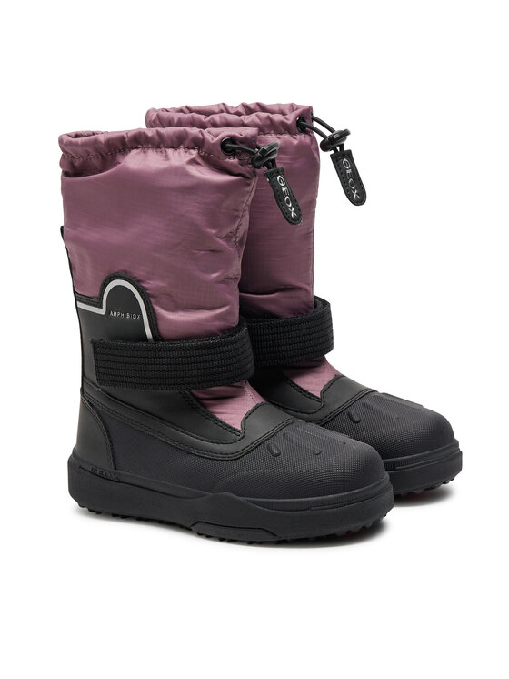 Geox Geox Μπότες Χιονιού J Bunshee PG Abx B J46HSB-0MEFU C8049 Μαύρο