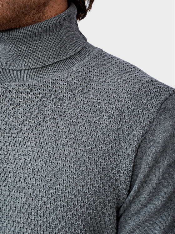 Evenemen Evenemen Sweter 1170016 Szary Slim Fit