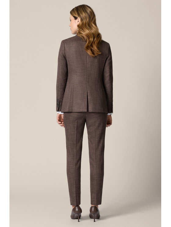 Lancerto Lancerto Marynarka Cortona MA131126000041 Brązowy Regular Fit