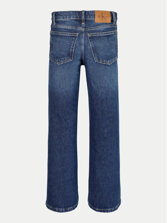 Calvin Klein Jeans Calvin Klein Jeans Džínsy IG0IG02710 Tmavomodrá Wide Leg