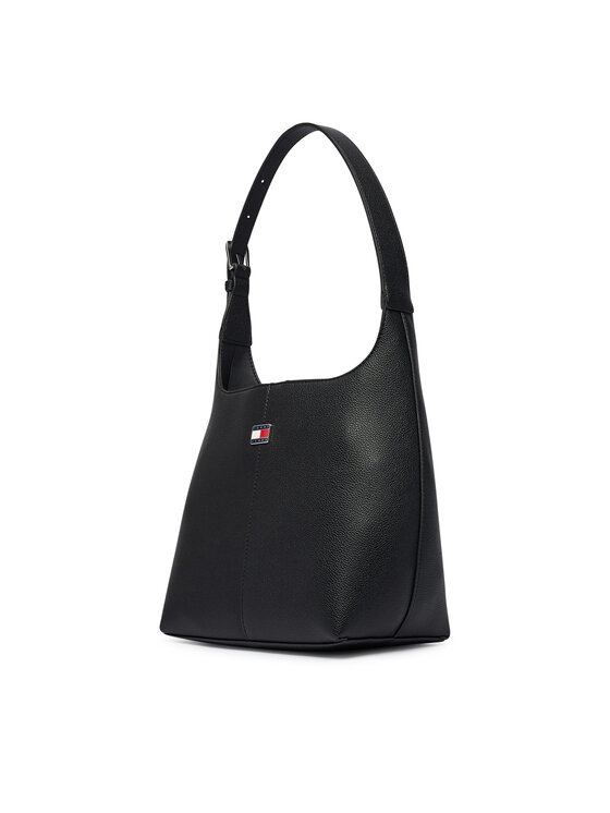 Tommy Jeans Tommy Jeans Geantă Tjw City Bucket AW0AW19062 Negru