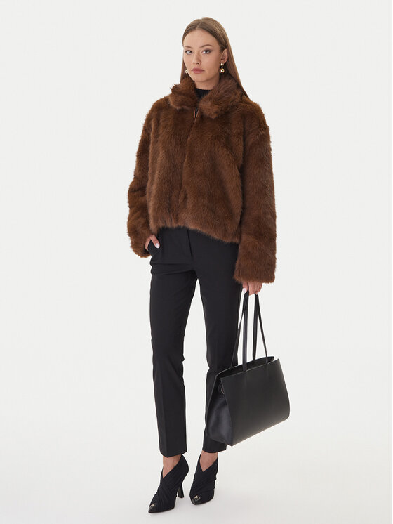 Bardot Bardot Kožešina 59474JB3 Hnědá Regular Fit