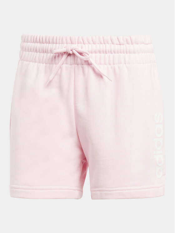 adidas adidas Sportovní kraťasy Essentials Linear IC6877 Růžová Slim Fit