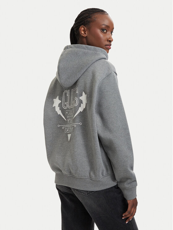 Guess Guess Felpa W5RQ00 KBY51 Grigio Regular Fit