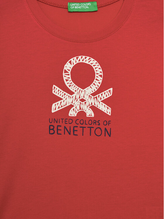 United Colors Of Benetton United Colors Of Benetton Majica 3I1XG10HS Crvena Regular Fit