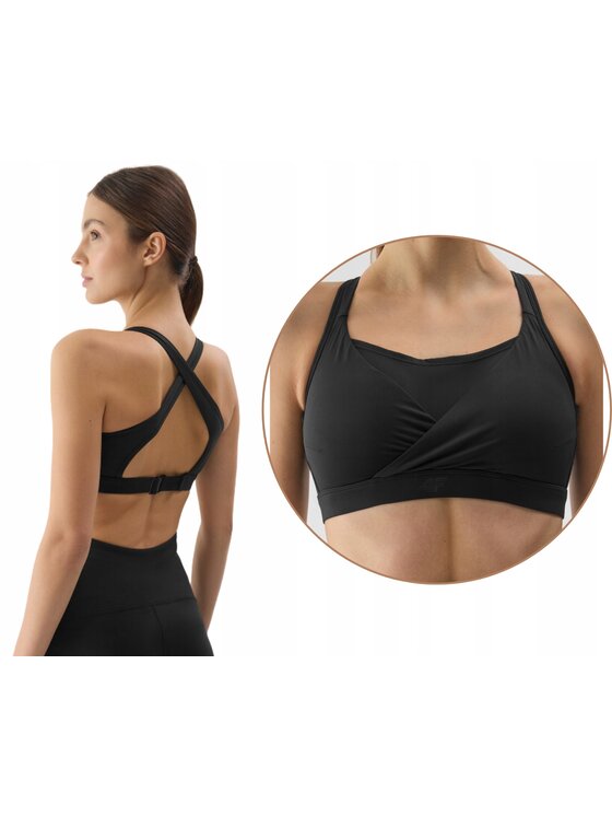 4F 4F Reggiseno sportivo 4FWSS24USBAF130-20S Nero