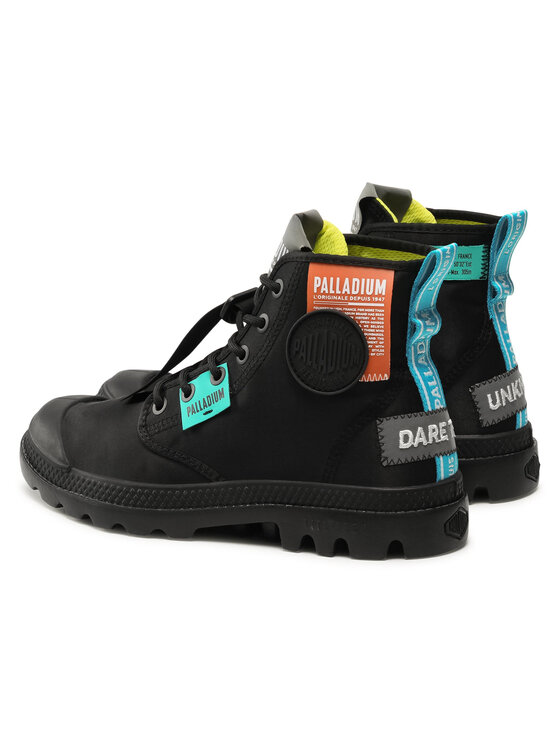 Palladium Palladium Trapery Pampa Lite Overlab Neon 77082-008-M Czarny