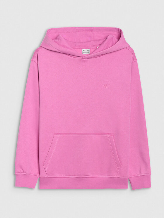4F 4F Bluza BASIC+ Różowy Oversize