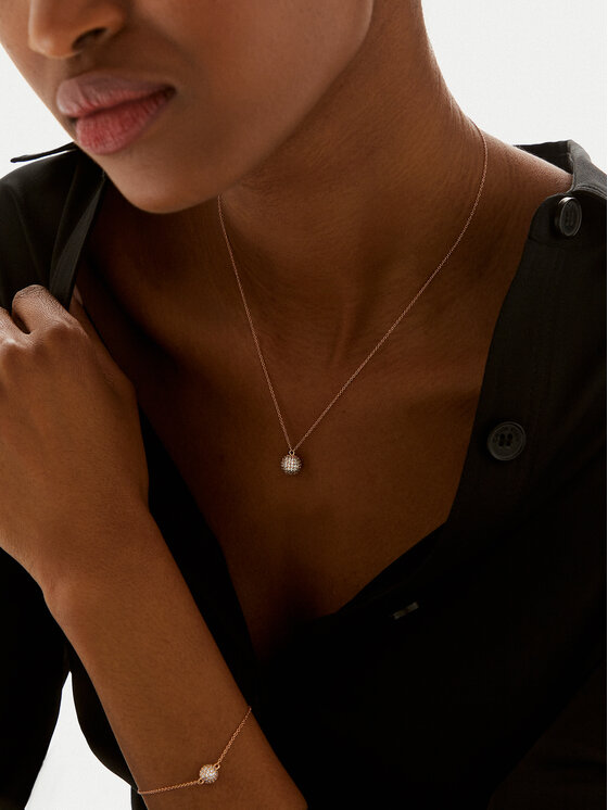 Daniel Wellington Daniel Wellington Kaklo papuošalas Pavé DW00400625 Rožinis auksas