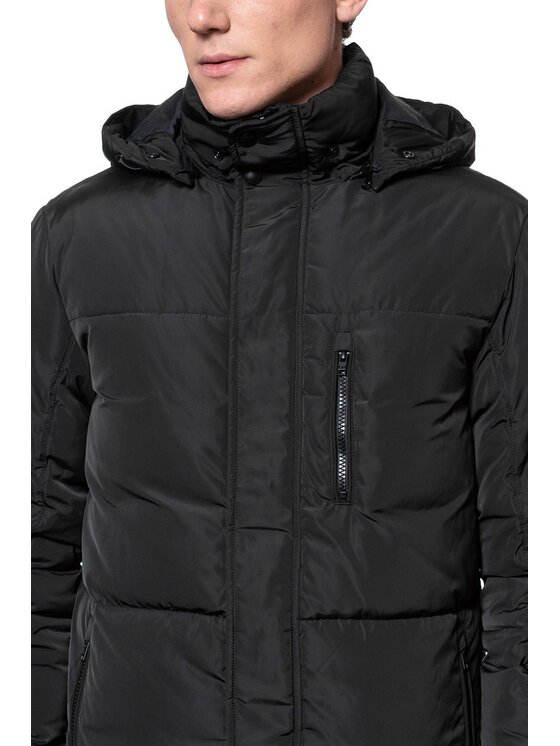Wrangler Wrangler Giubbotto invernale PROTECTOR JACKET Nero Regular Fit