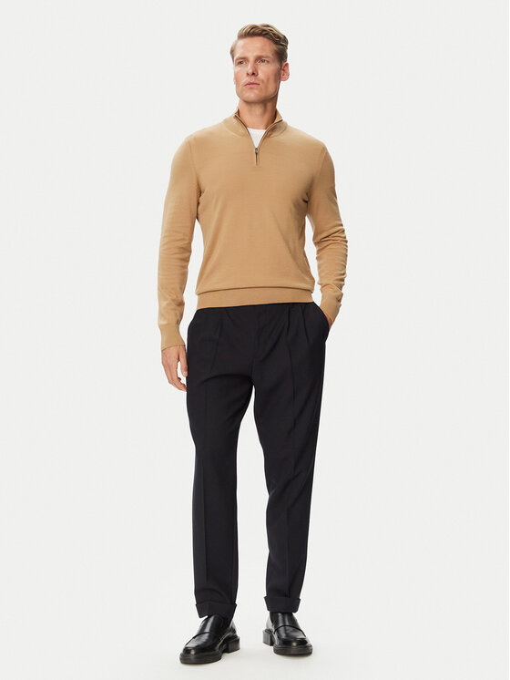 BOSS BOSS Пуловер H-Ebenji 50565499 Бежов Regular Fit