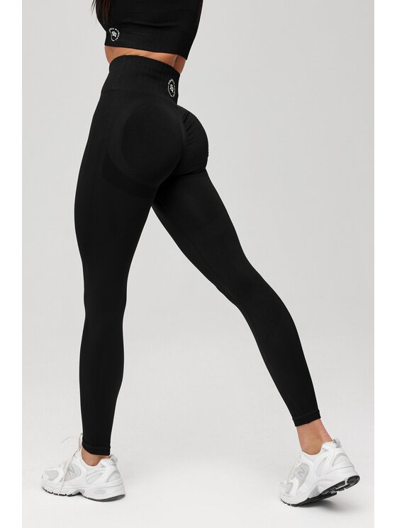 ROUGH RADICAL Damskie Getry, rozmiar XS, Czarne, SEAMLESS LINEA