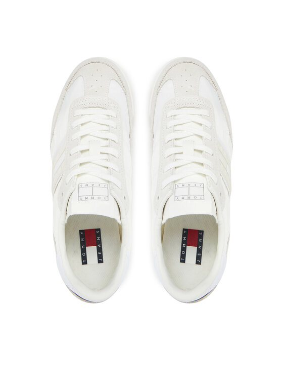 Tommy Jeans Tommy Jeans Laisvalaikio batai Tjw Retro Runner Cleated EN0EN02717 Balta