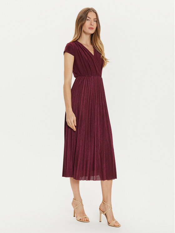 Motivi Abito da cocktail 7236W001352N Bordeaux Regular Fit, taglia : 2