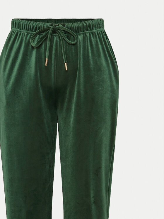 Pieces Pieces Pantaloni da tuta Silli 17154432 Verde Regular Fit