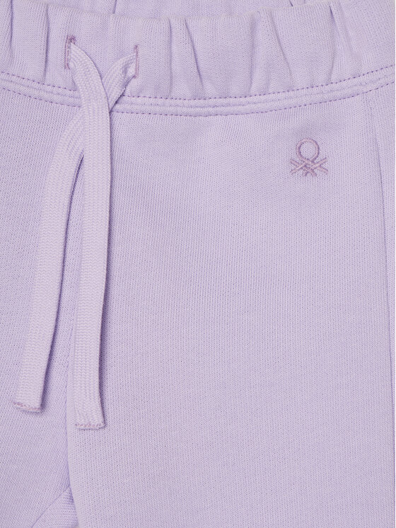 United Colors Of Benetton United Colors Of Benetton Spodnie dresowe 3J70GF01N Fioletowy Regular Fit