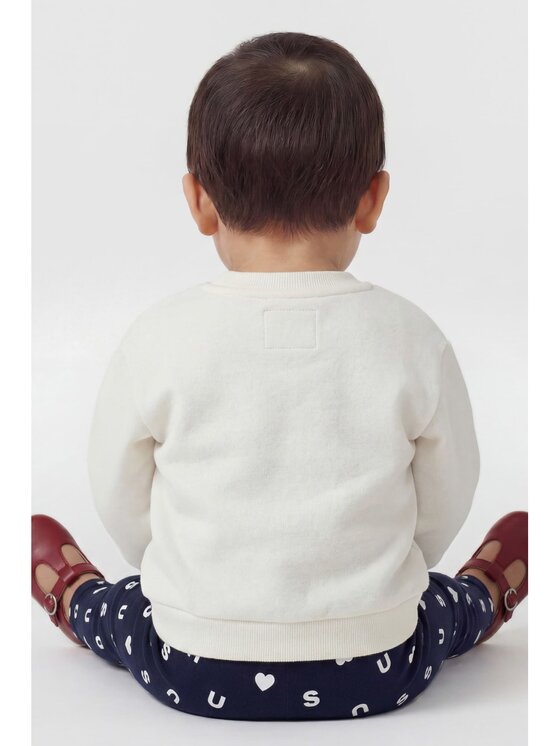 Guess Kids Guess Kids Sweter 183739 Beżowy Classic Fit