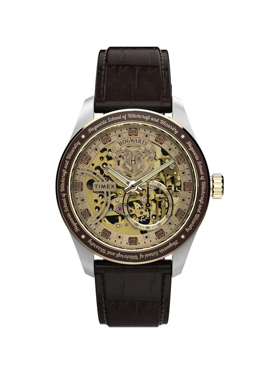 Timex Timex Zegarek TW2Y75500 Brązowy