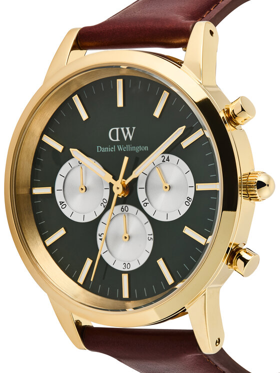 Daniel Wellington Daniel Wellington Käekell Iconic Chronograph St Mawes Arctic Panda DW00100876 Pruun