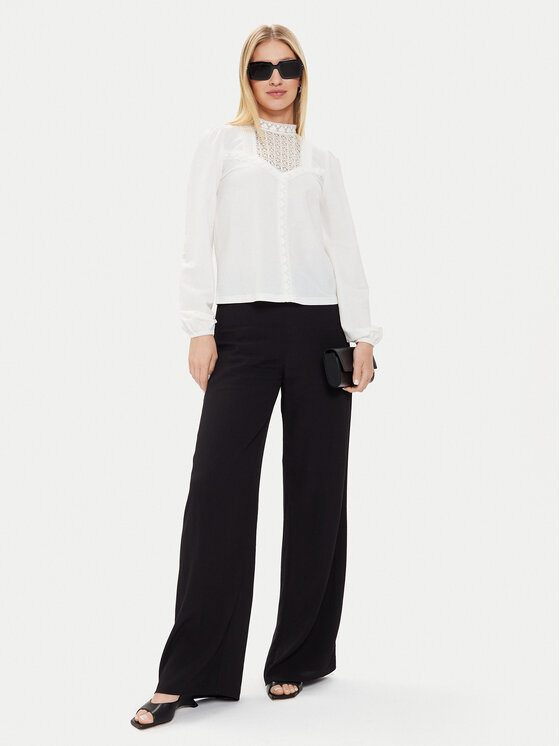 Morgan Morgan Bluse 241-TRIL Weiß Regular Fit
