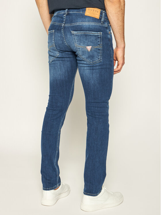 Guess Jeans Miami M02AN1 D3ZL1 Dunkelblau Super Skinny Fit Modivo