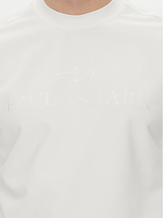 Paul&Shark Paul&Shark Mikina 25411881 Bílá Regular Fit