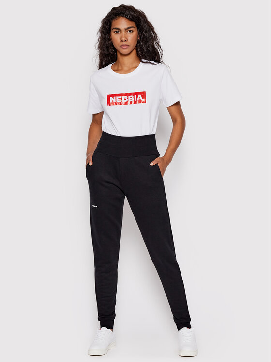NEBBIA NEBBIA Marškinėliai 592 Balta Regular Fit