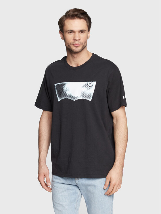 Levi's Tričko 16143-0905 Čierna Relaxed Fit