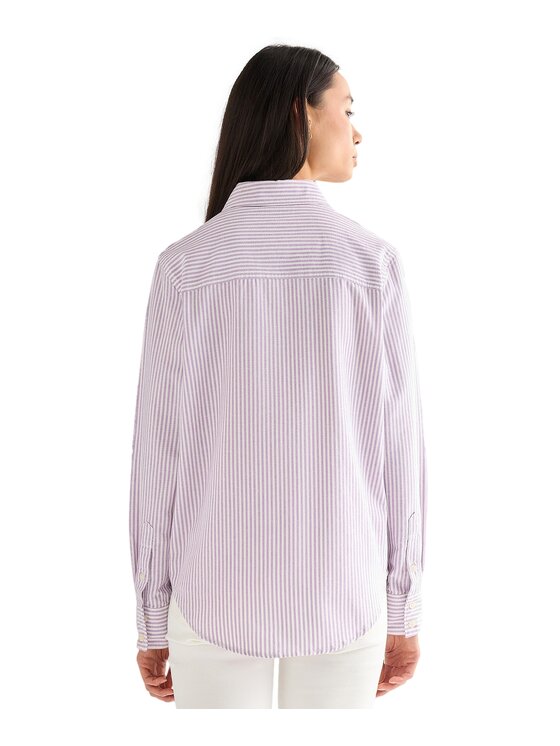 Wrangler Wrangler Koszula 112378138 Fioletowy Regular Fit