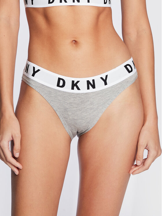 DKNY Klasiskās biksītes DK4513 Pelēks