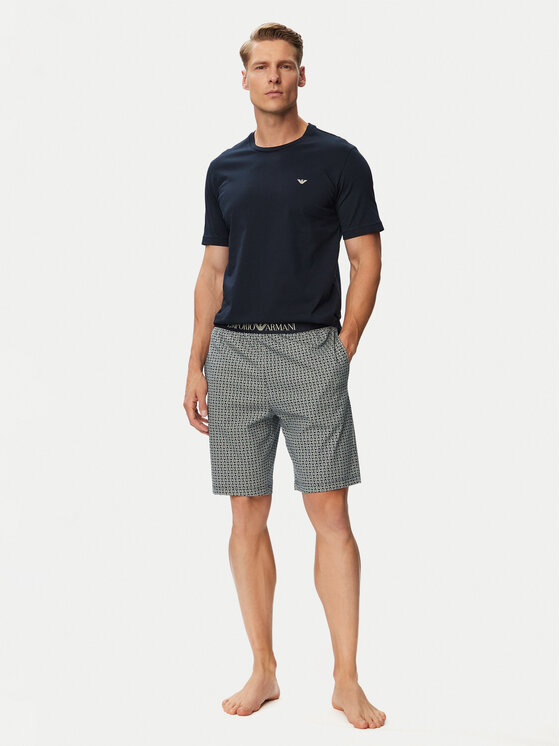 Emporio Armani Underwear Emporio Armani Underwear Piżama EM000400 AF25040 MB681 Granatowy Regular Fit