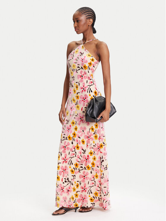 STAUD STAUD Sommerkleid Cubism R25S2272BR Bunt Regular Fit