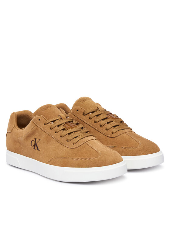 Calvin Klein Calvin Klein Sneakers Low Prof Cupsole Wt Su HM0HM02201 Marrone chiaro