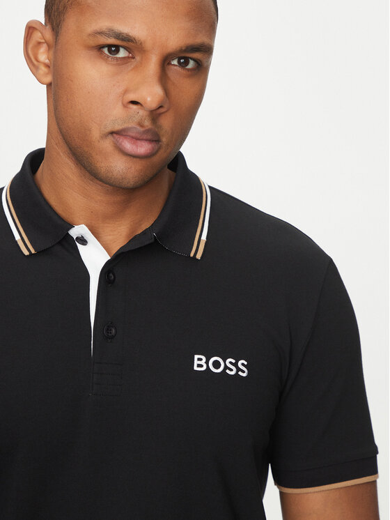 BOSS BOSS Polo majica Paddy Pro 50469102 Črna Regular Fit