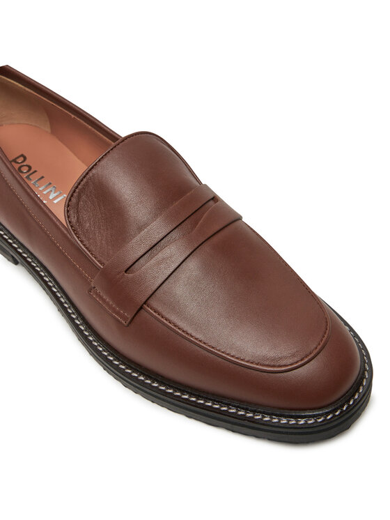 Pollini Pollini Loaferice SA10093G1LTDG217 Smeđa