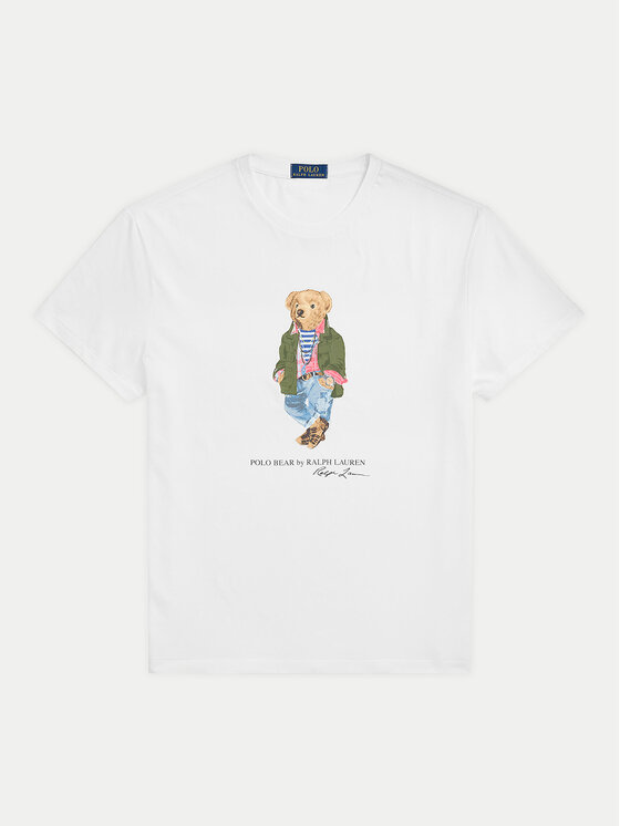 Polo Ralph Lauren Polo Ralph Lauren T-särk 710854497041 Valge Regular Fit
