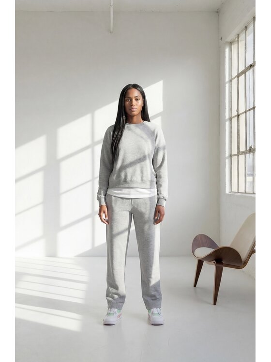 FIGL FIGL Φόρμα M1315 Γκρι Straight Fit