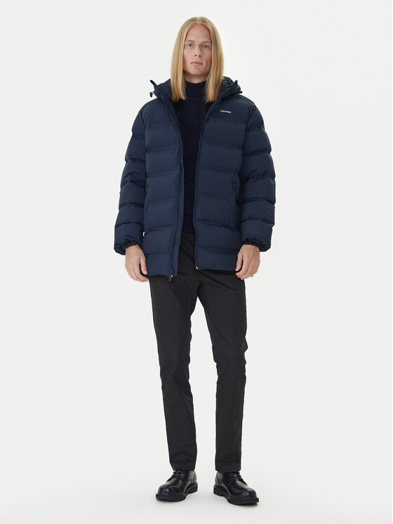 Calvin Klein Calvin Klein Vatovaná bunda LV04LD516G Modrá Regular Fit