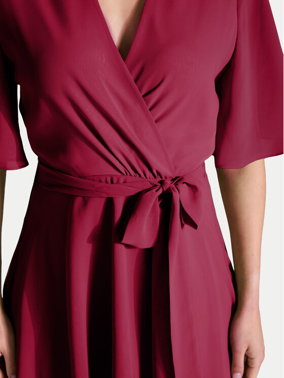 Swing Swing Rochie cocktail 5AI10200 Vișiniu Regular Fit