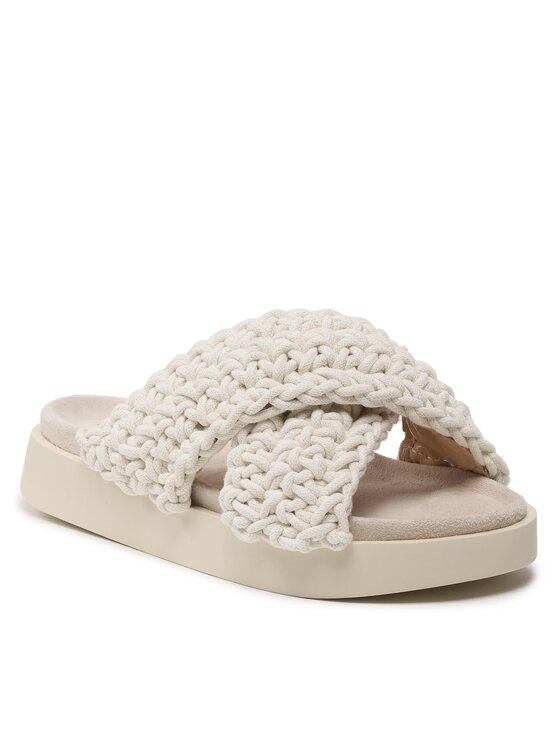 Inuikii Inuikii Șlapi Woven 70104-105 Alb
