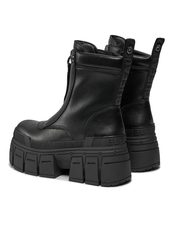 Buffalo Buffalo Stivaletti Gospher Zip Boot BN1622350 Nero