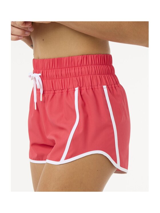 Rip Curl Rip Curl Szorty kąpielowe High Waist Retro Volley 3" Czerwony
